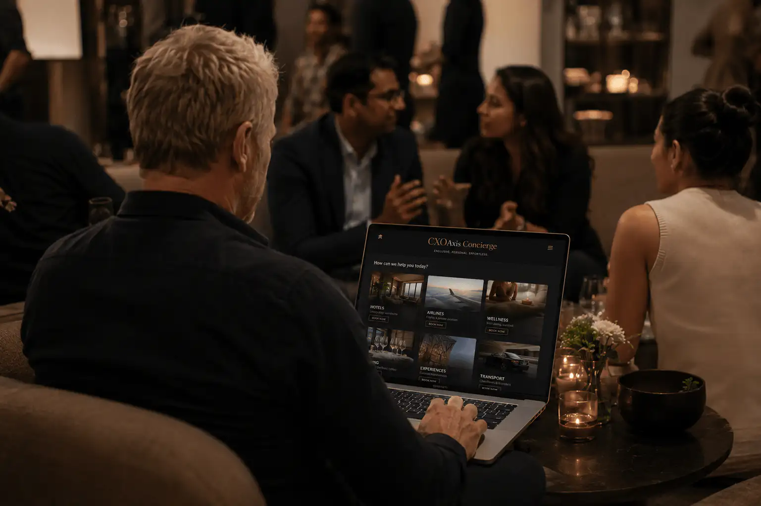 The concierge desk